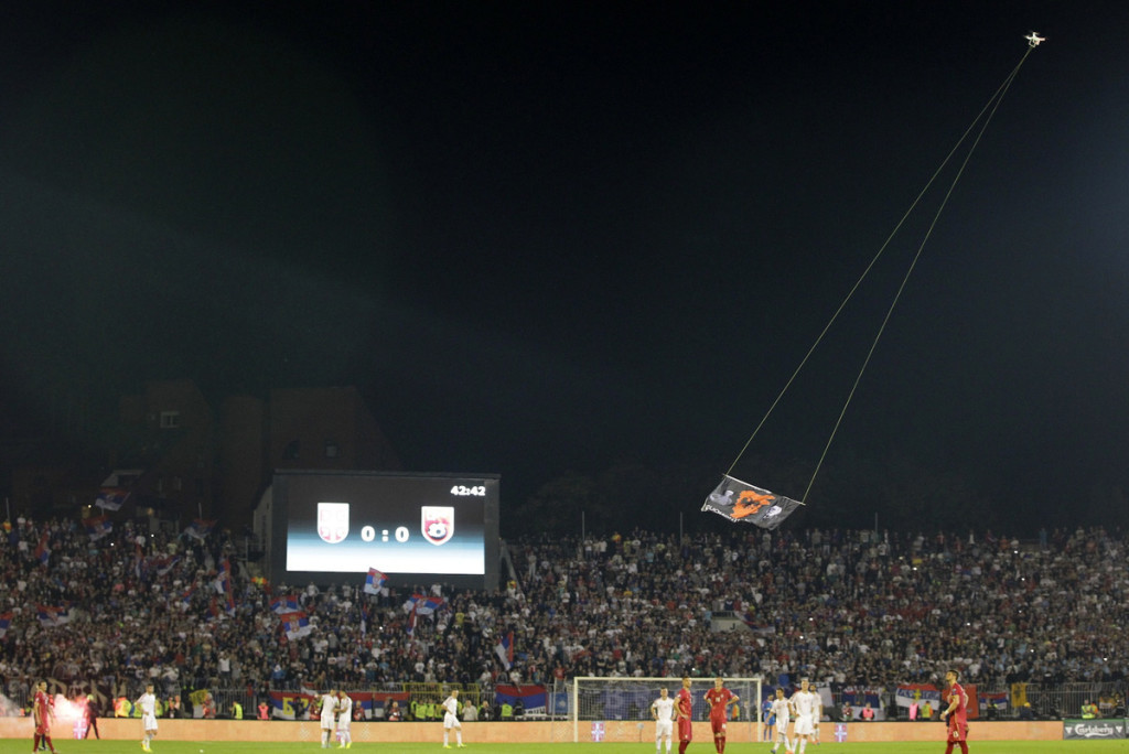 Serbia vs Albania Euro Qualifier: Shadowed by Past and DJI Phantom Drone