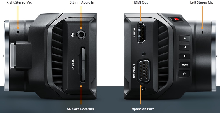 Micro Cinema Camera Features and Specs