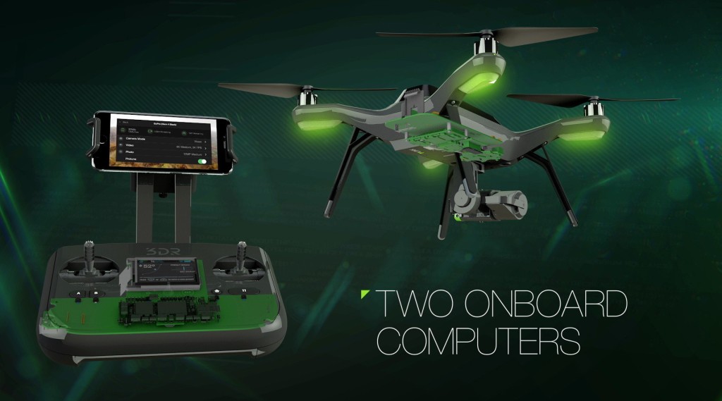 3DR Solo with Two Linux Computers
