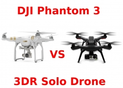 DJI Phantom 3 vs 3DR Solo Drone
